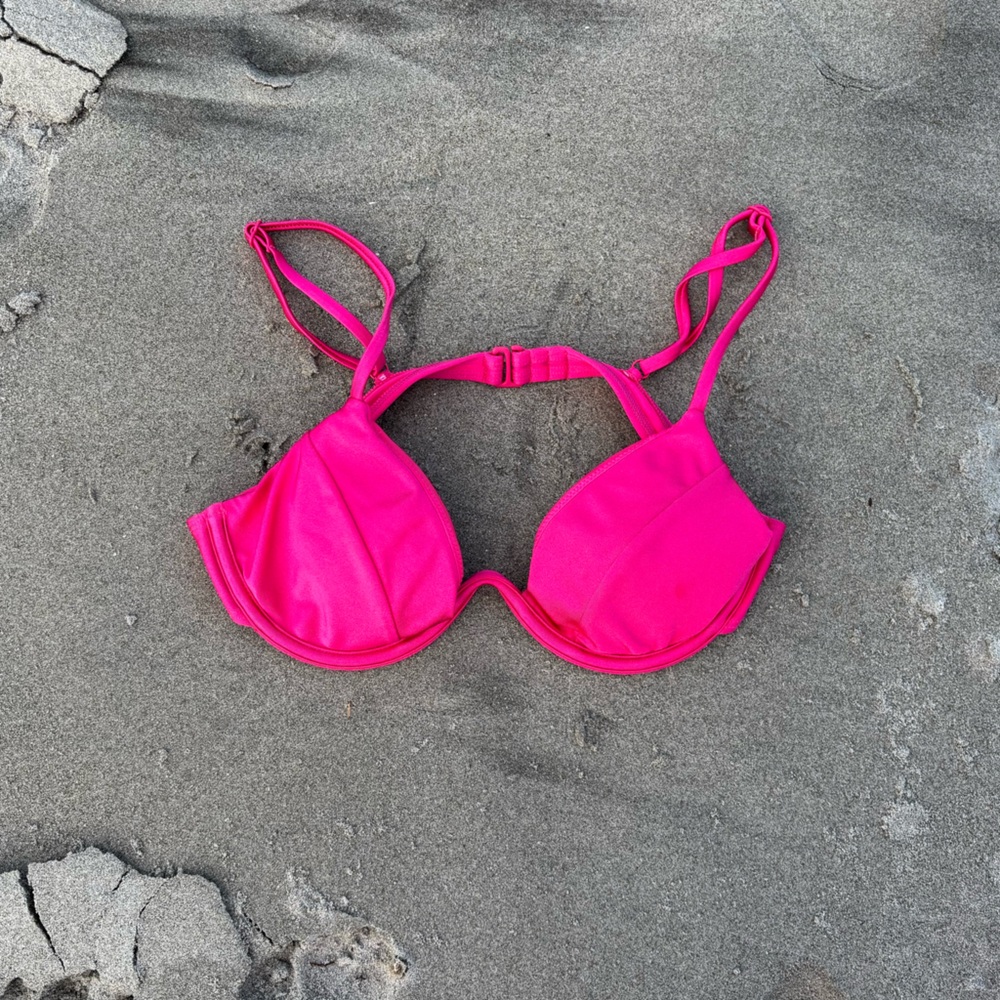 Garage Pink Bikini Top